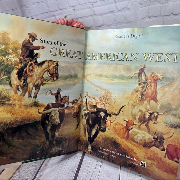 vintage 1987 reader's digest Story of the Great American West hardback Book - Picture 7 of 10